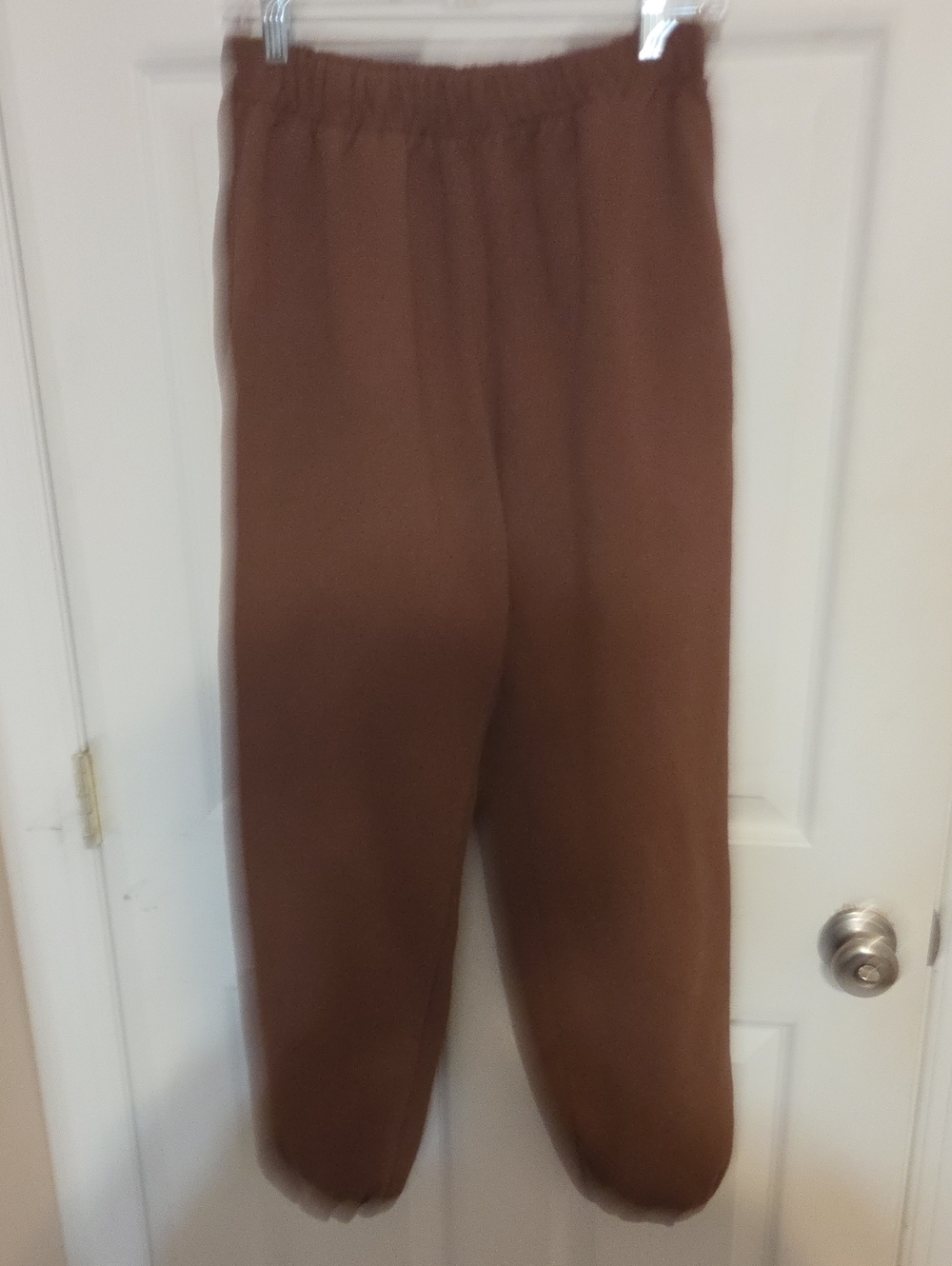 Brandy Melville Brown Elastic-Waist Joggers